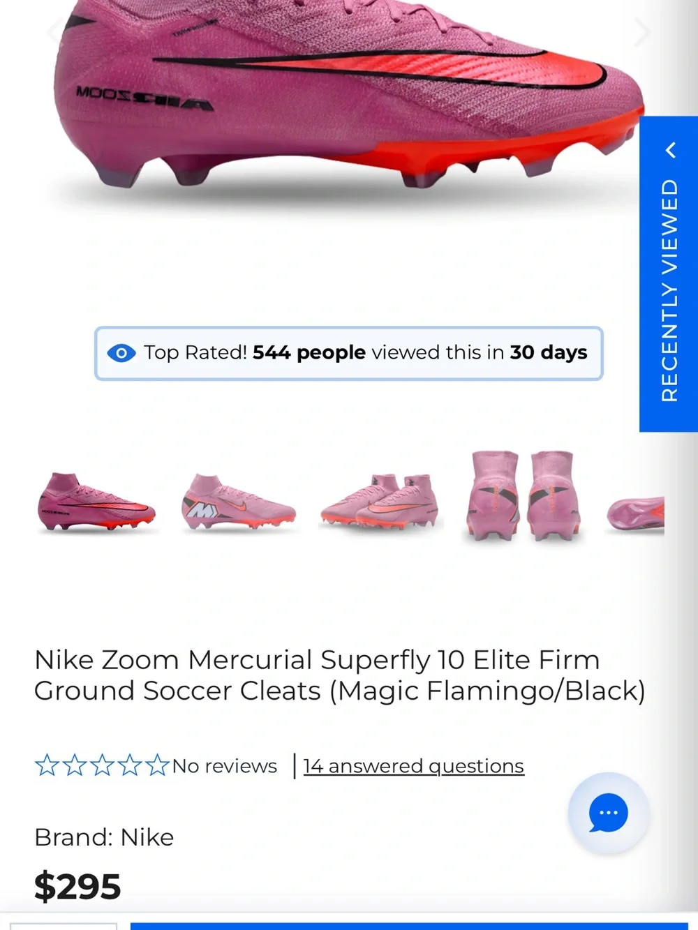 Nike mercurial superfly elite “scary good” pack US 6.5